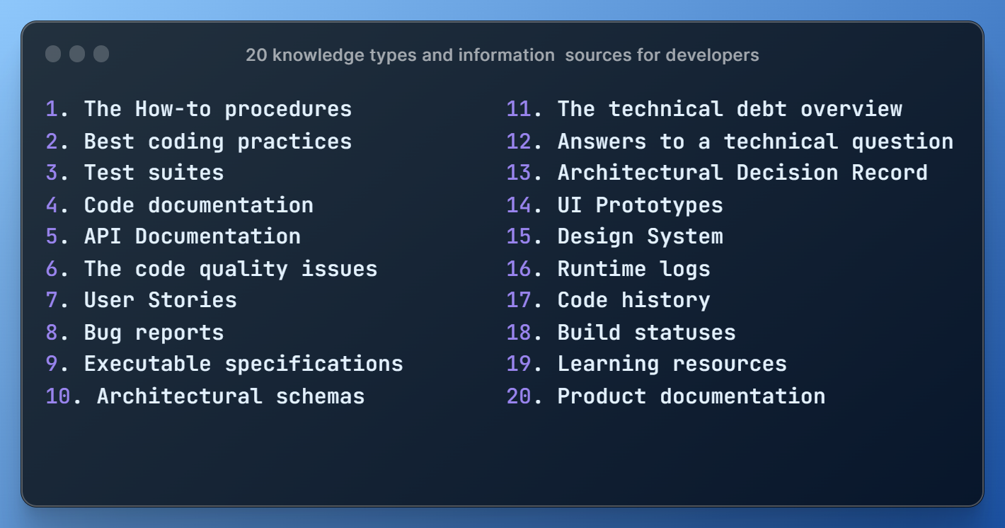 20-knowledge-types-and-information-sources-for-developers-promyze