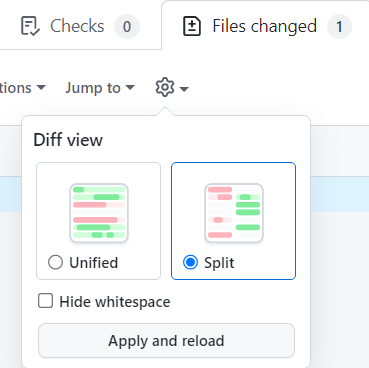 GitHub Pull Request Unified view